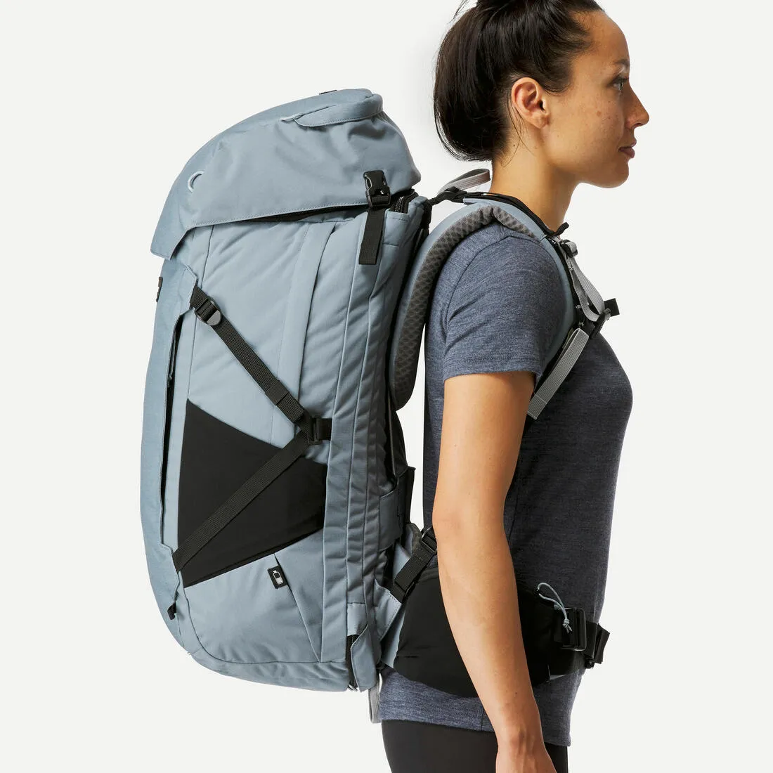 Women's Trekking Backpack Suitcase Opening 50  6L - Travel 900