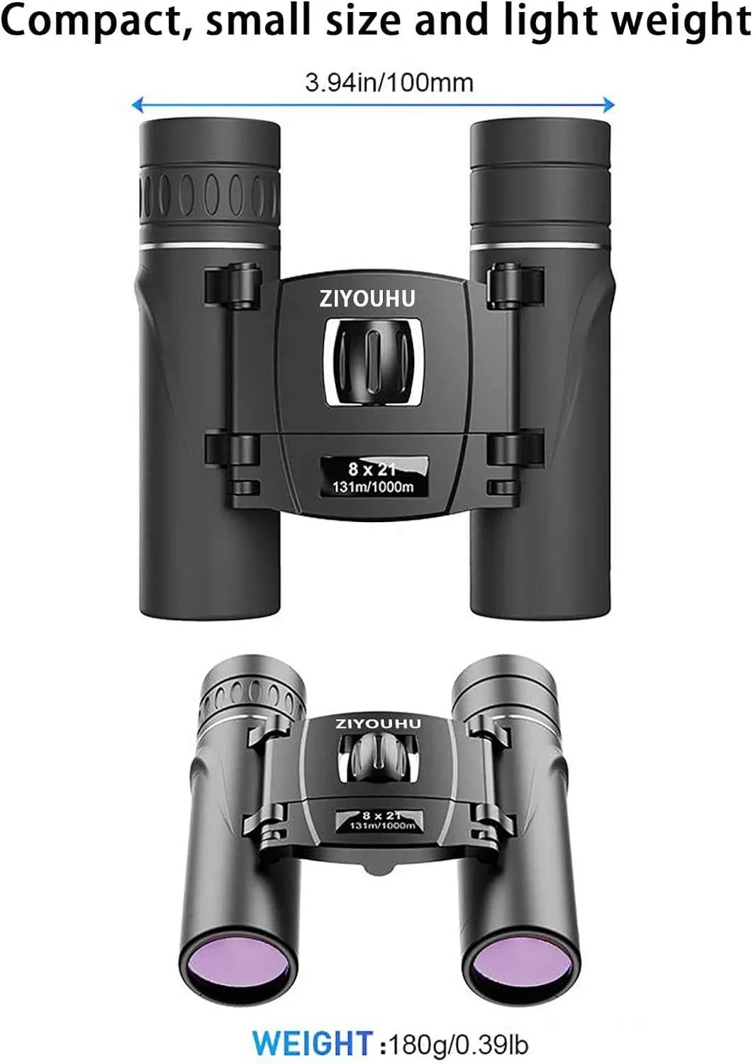 ZIYOUHU 30x60 Binoculars Small Compact Light Binoculars